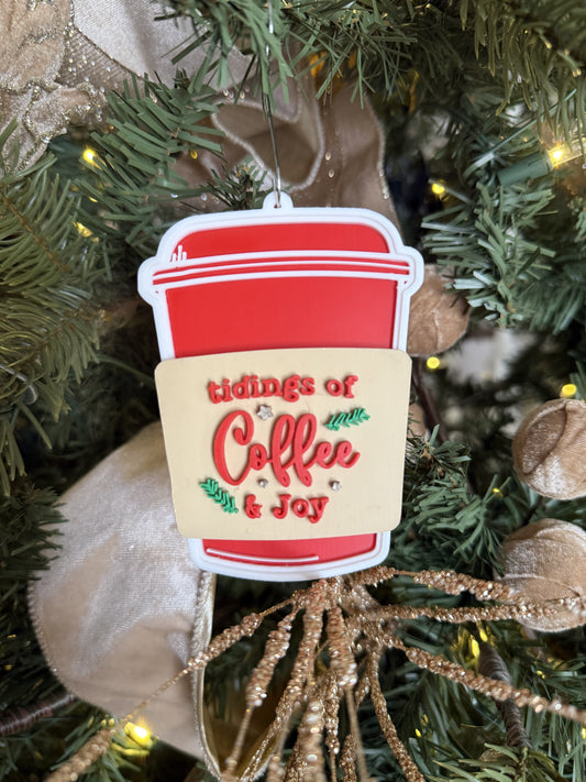 Coffee Cup Gift Card Ornament